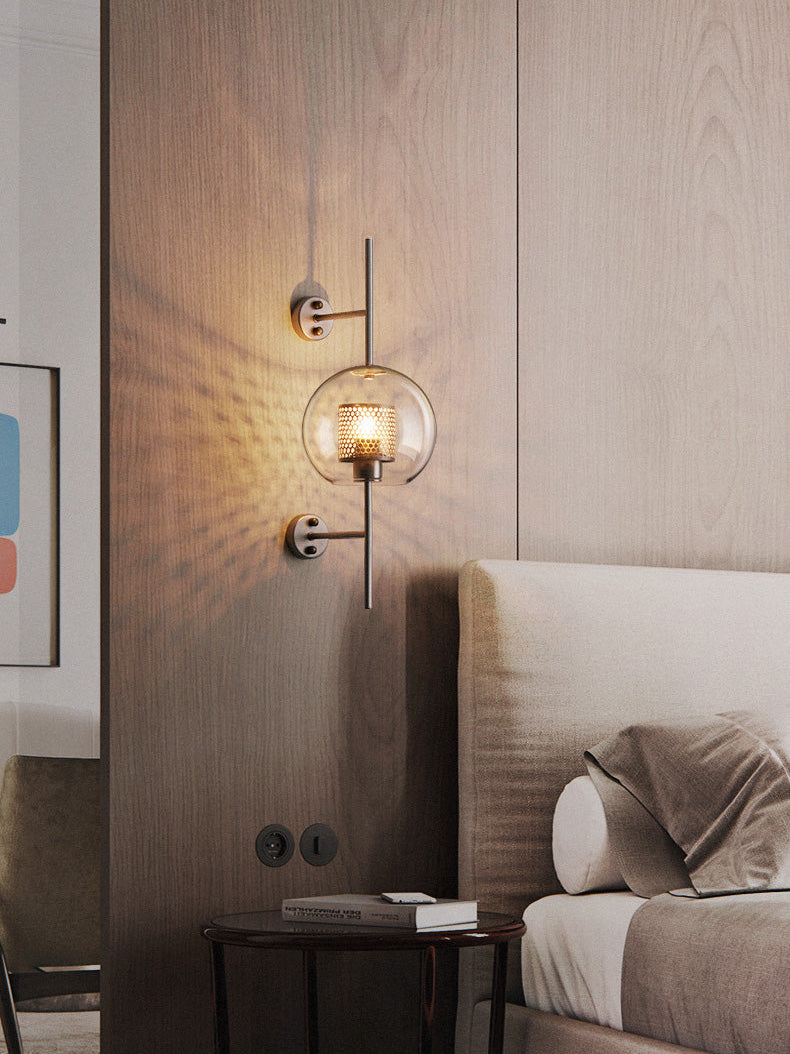 Liravelle Glass Wall Light-Moonnatur