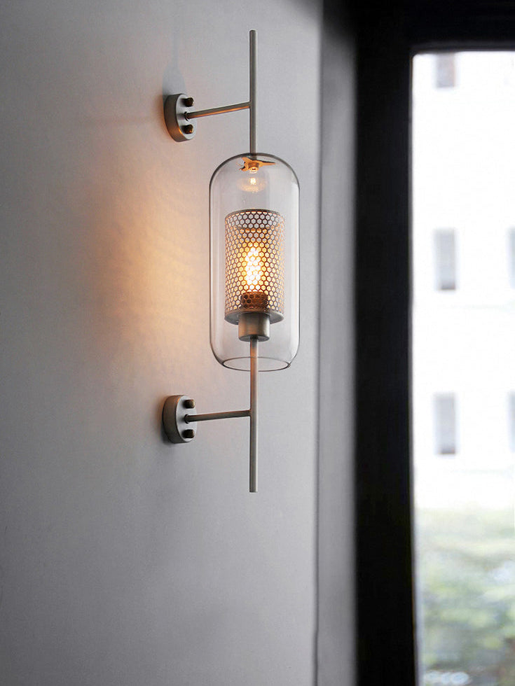 Liravelle Glass Wall Light-Moonnatur