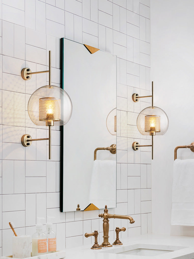 Liravelle Glass Wall Light-Moonnatur