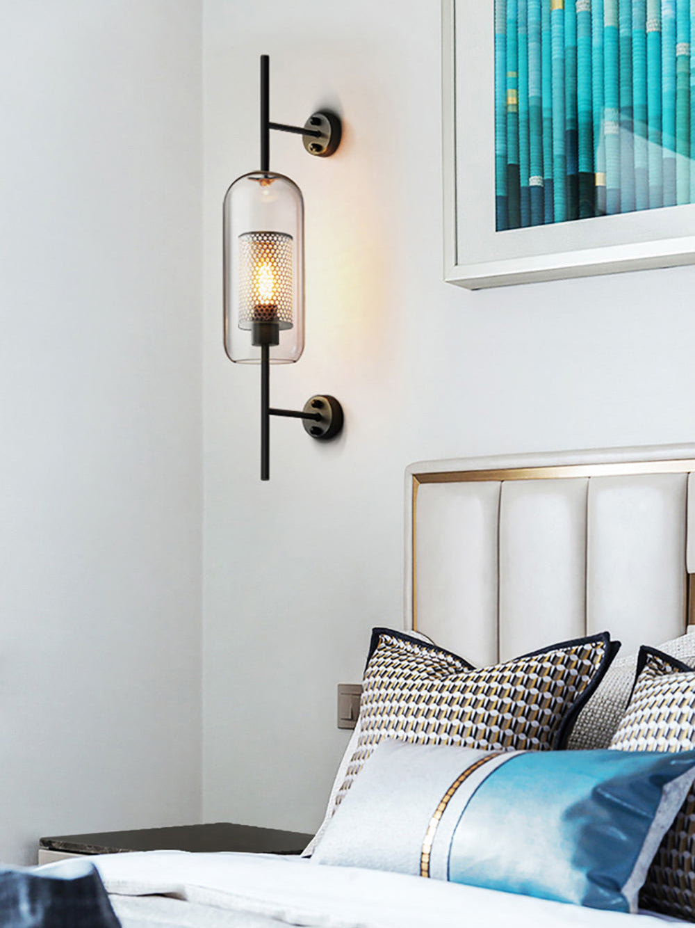Liravelle Glass Wall Light-Moonnatur