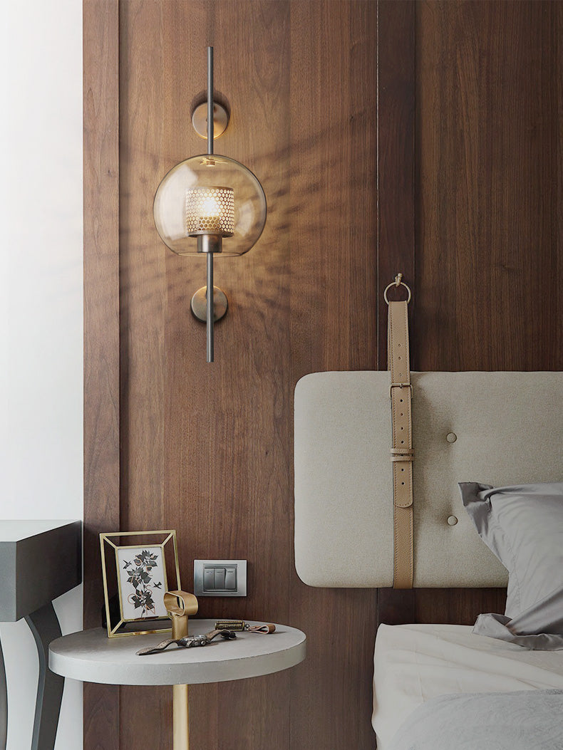 Liravelle Glass Wall Light-Moonnatur