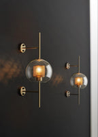 Liravelle Glass Wall Light-Moonnatur
