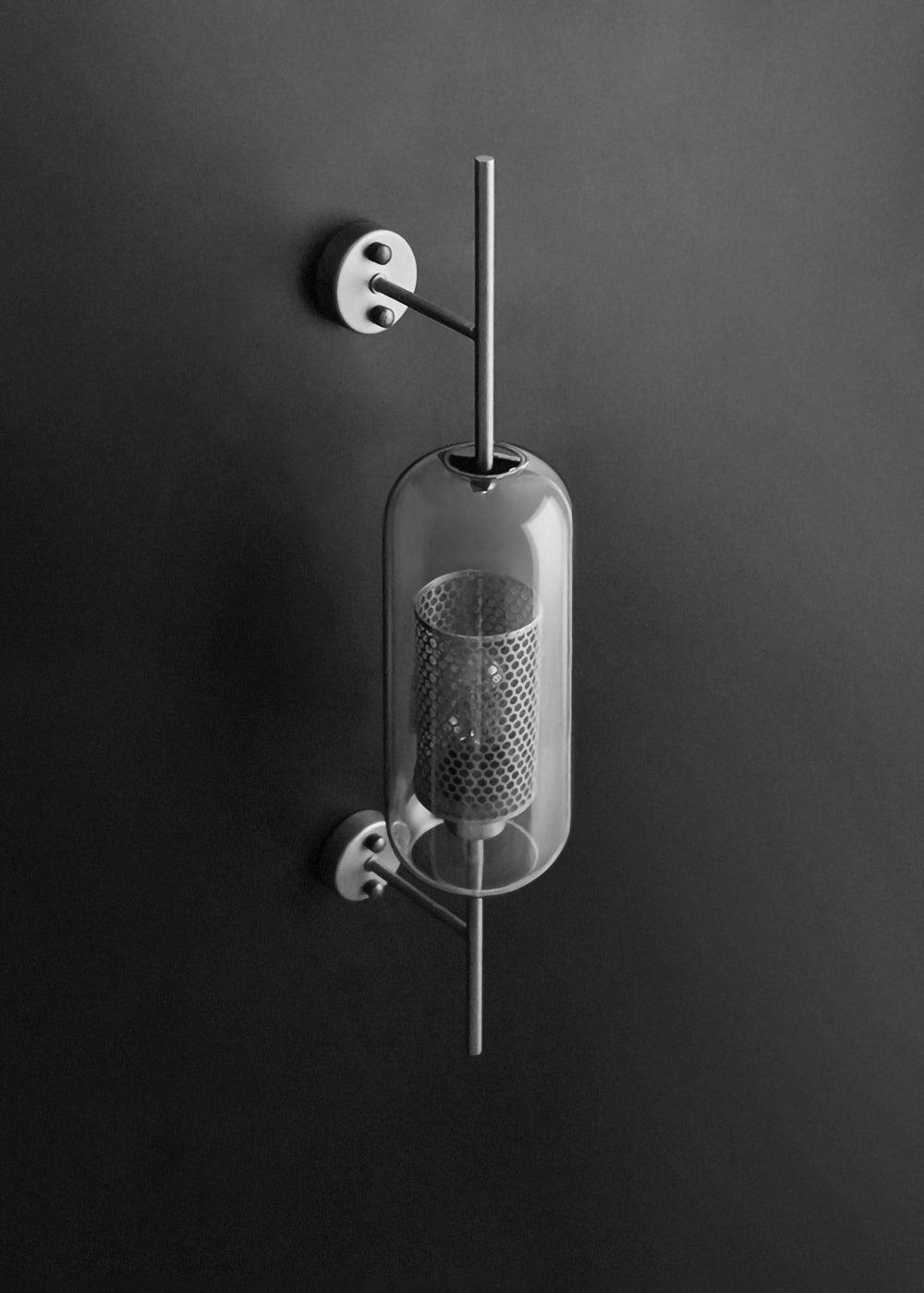 Liravelle Glass Wall Light-Moonnatur