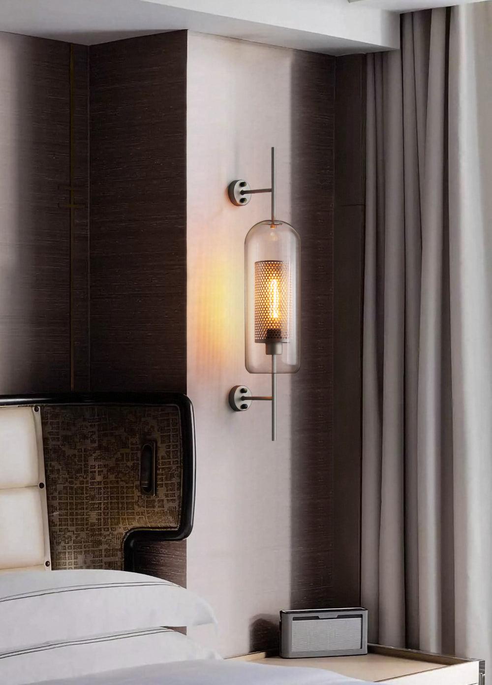 Liravelle Glass Wall Light-Moonnatur