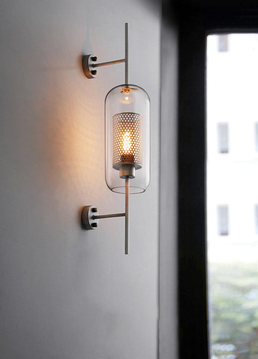 Liravelle Glass Wall Light-Moonnatur