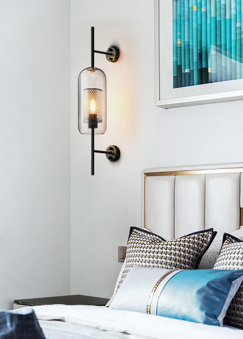 Liravelle Glass Wall Light-Moonnatur