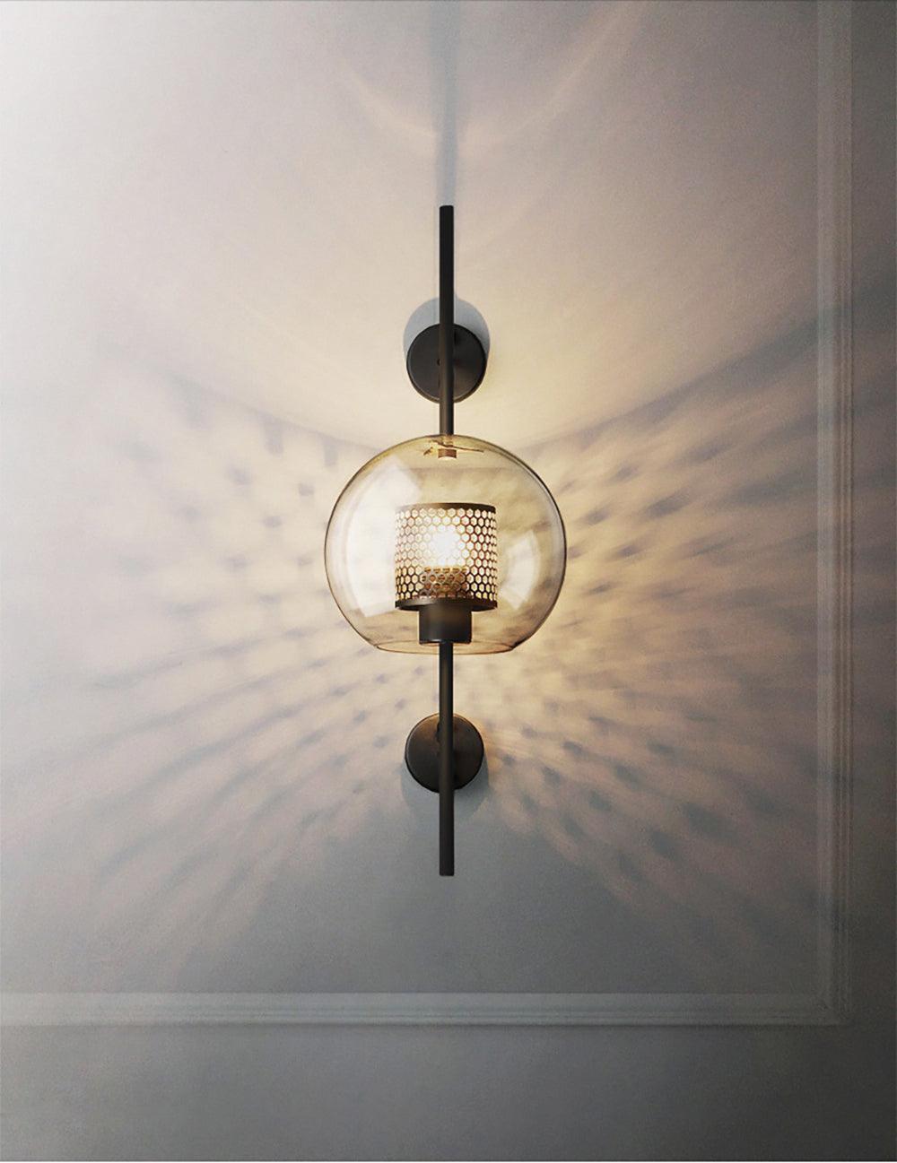 Liravelle Glass Wall Light-Moonnatur