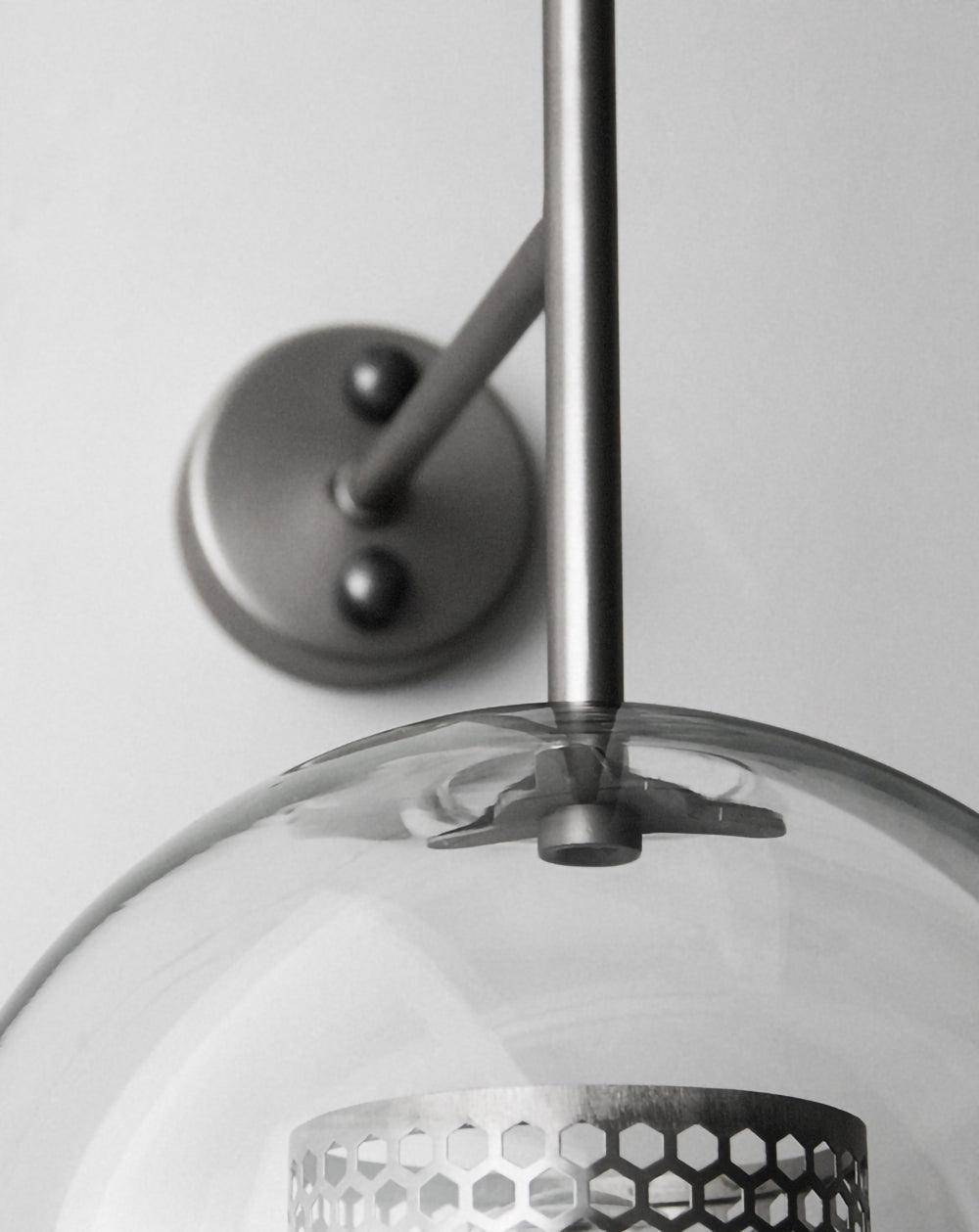 Liravelle Glass Wall Light-Moonnatur