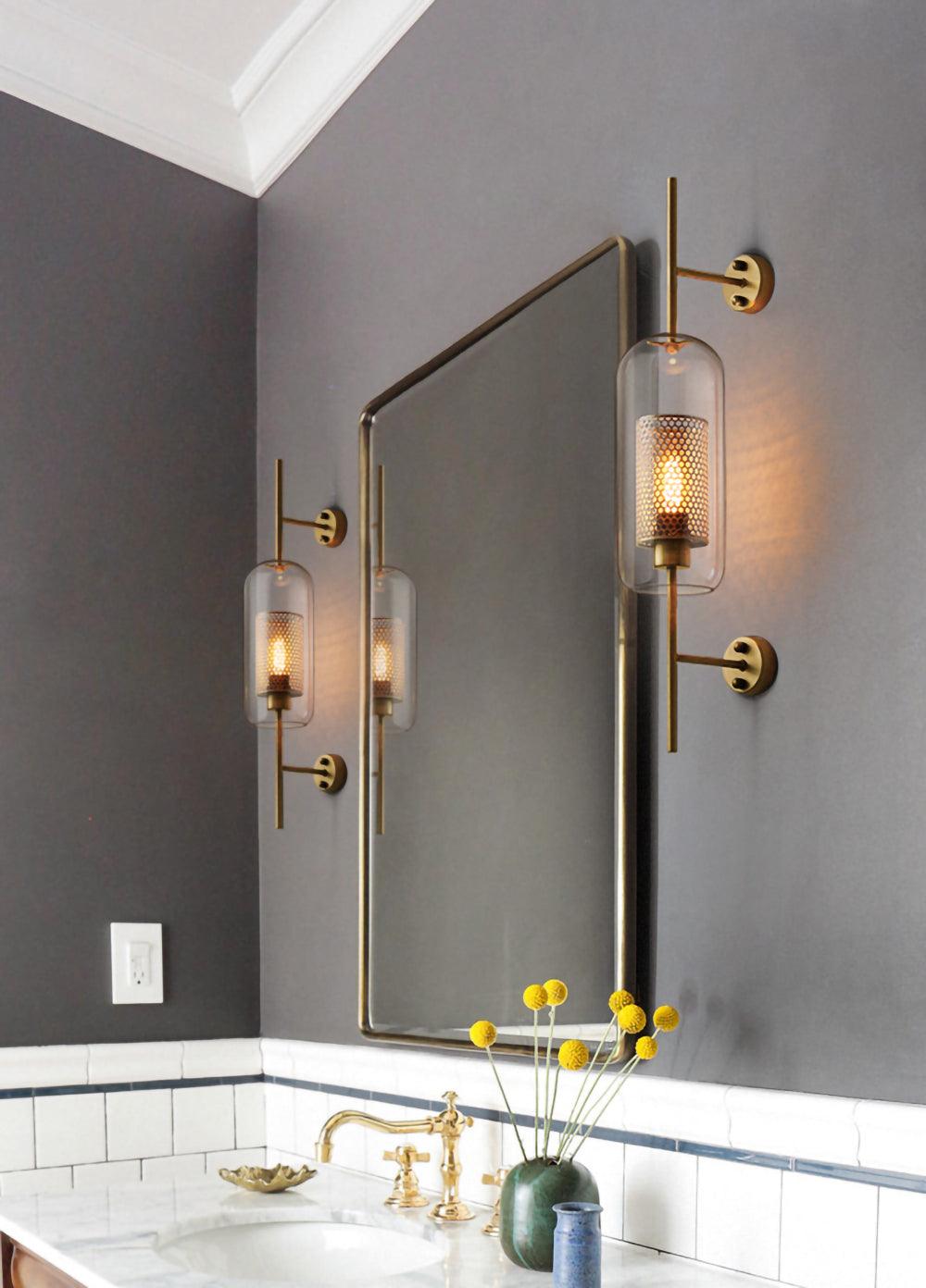 Liravelle Glass Wall Light-Moonnatur