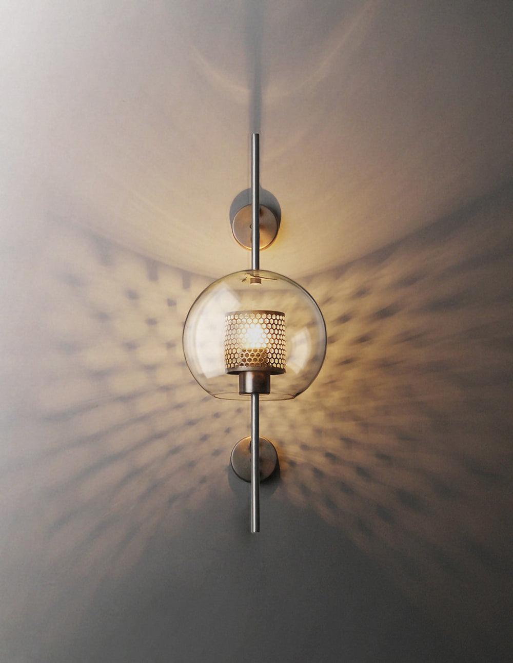 Liravelle Glass Wall Light-Moonnatur
