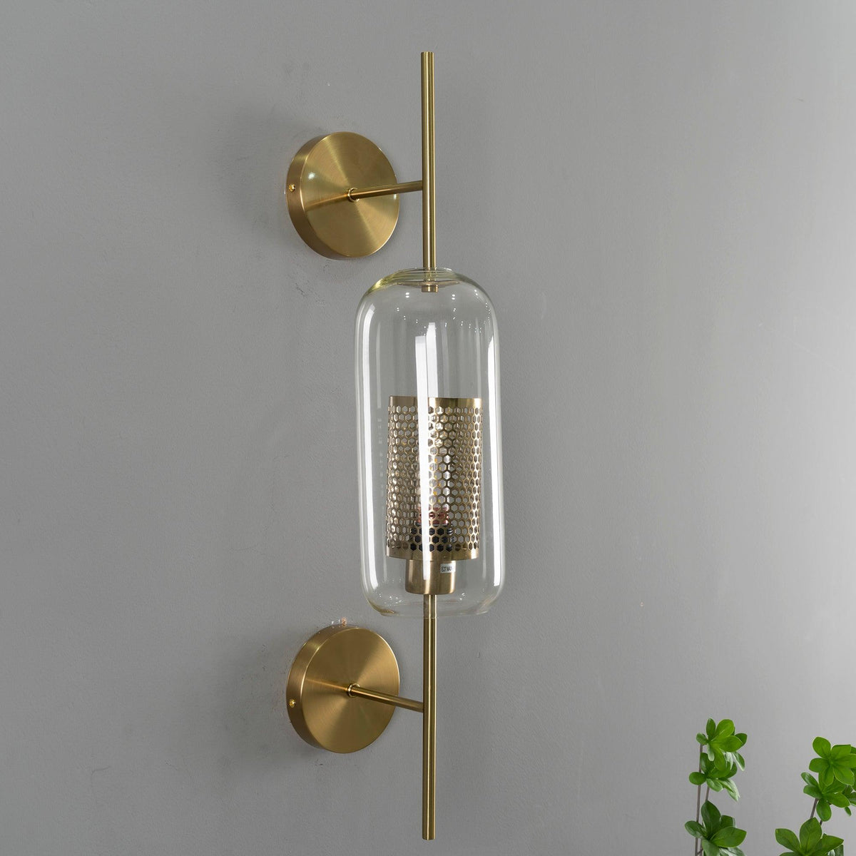 Liravelle Glass Wall Light-Moonnatur
