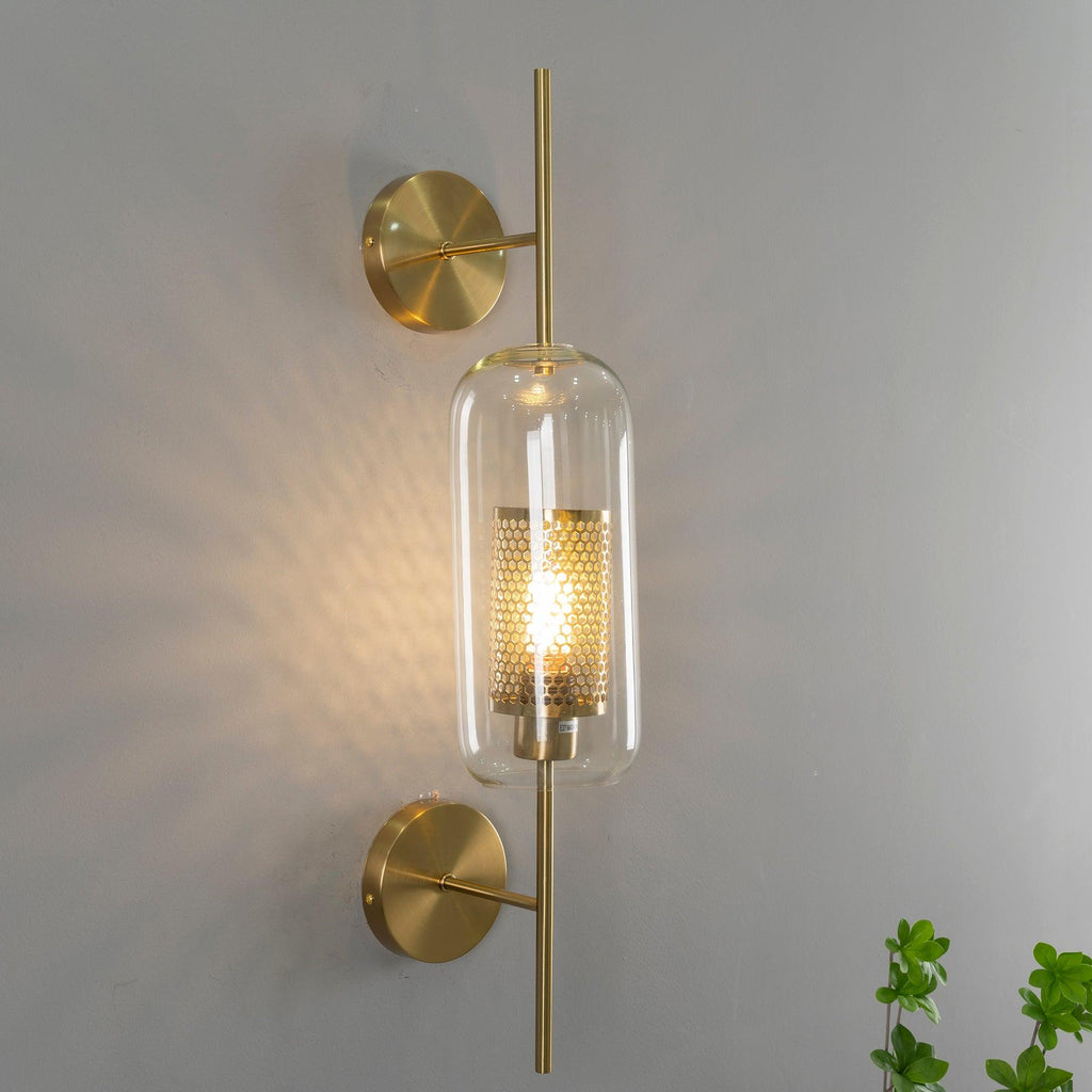Liravelle Glass Wall Light-Moonnatur