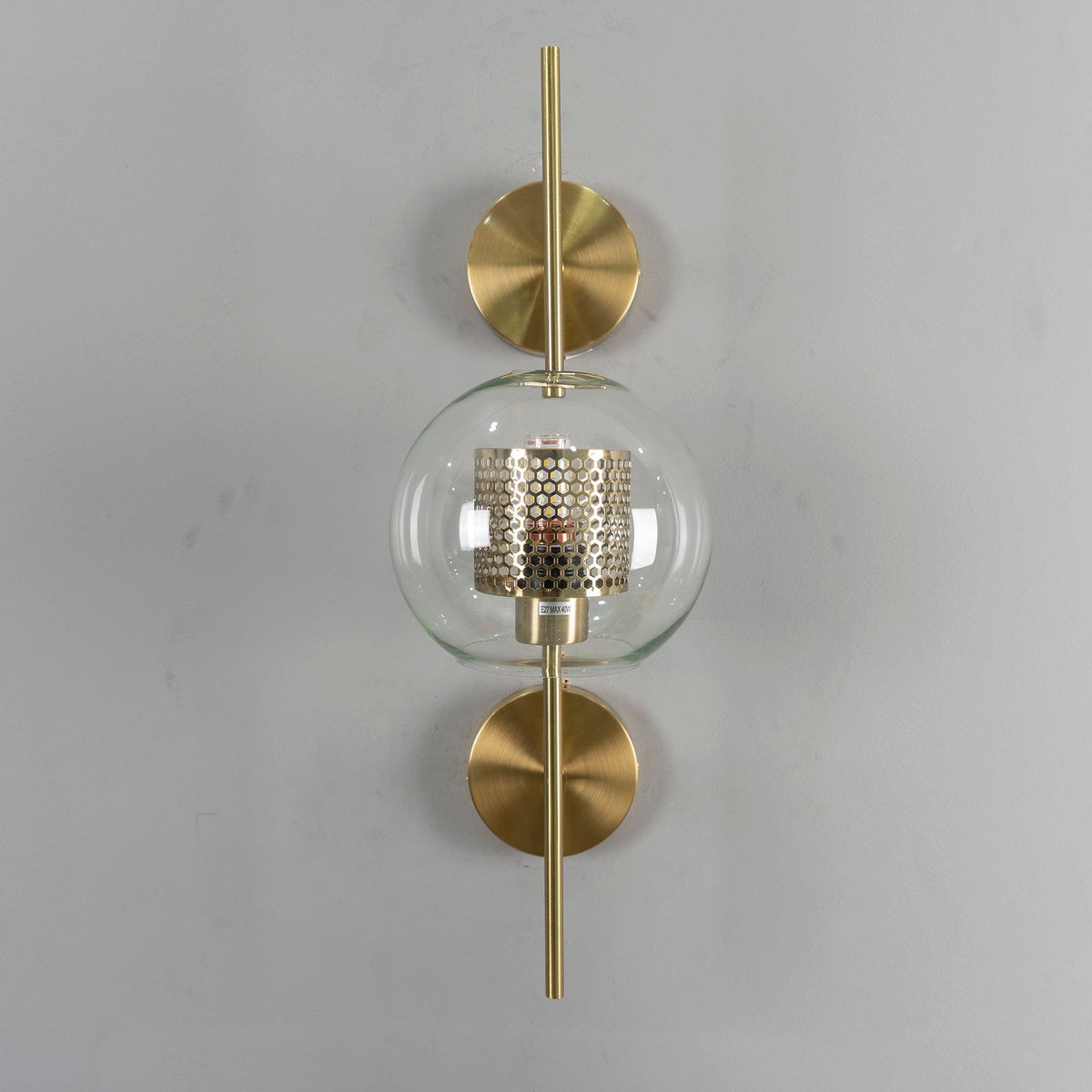 Liravelle Glass Wall Light-Moonnatur