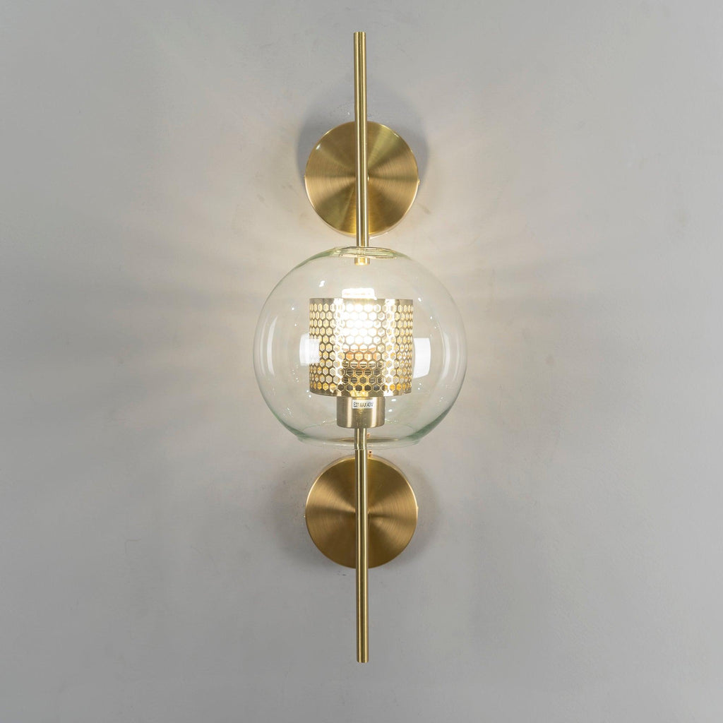 Liravelle Glass Wall Light-Moonnatur