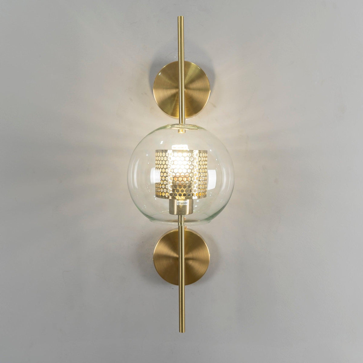 Liravelle Glass Wall Light-Moonnatur