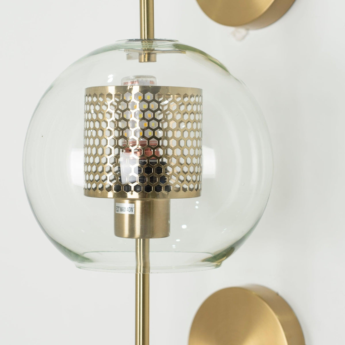 Liravelle Glass Wall Light-Moonnatur