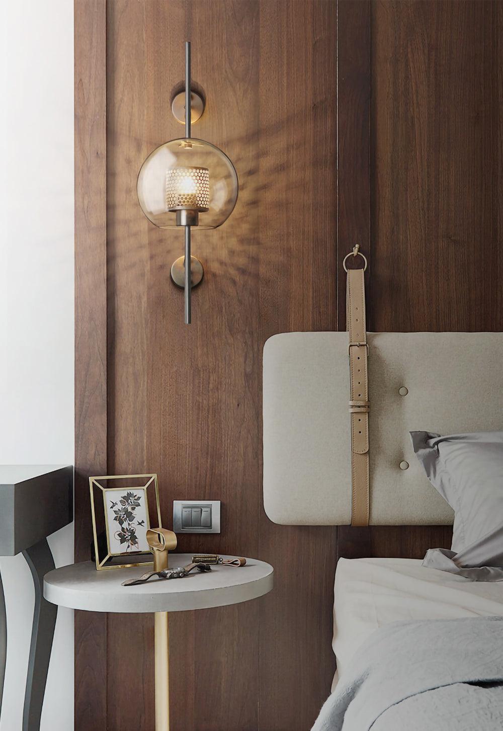 Liravelle Glass Wall Light-Moonnatur