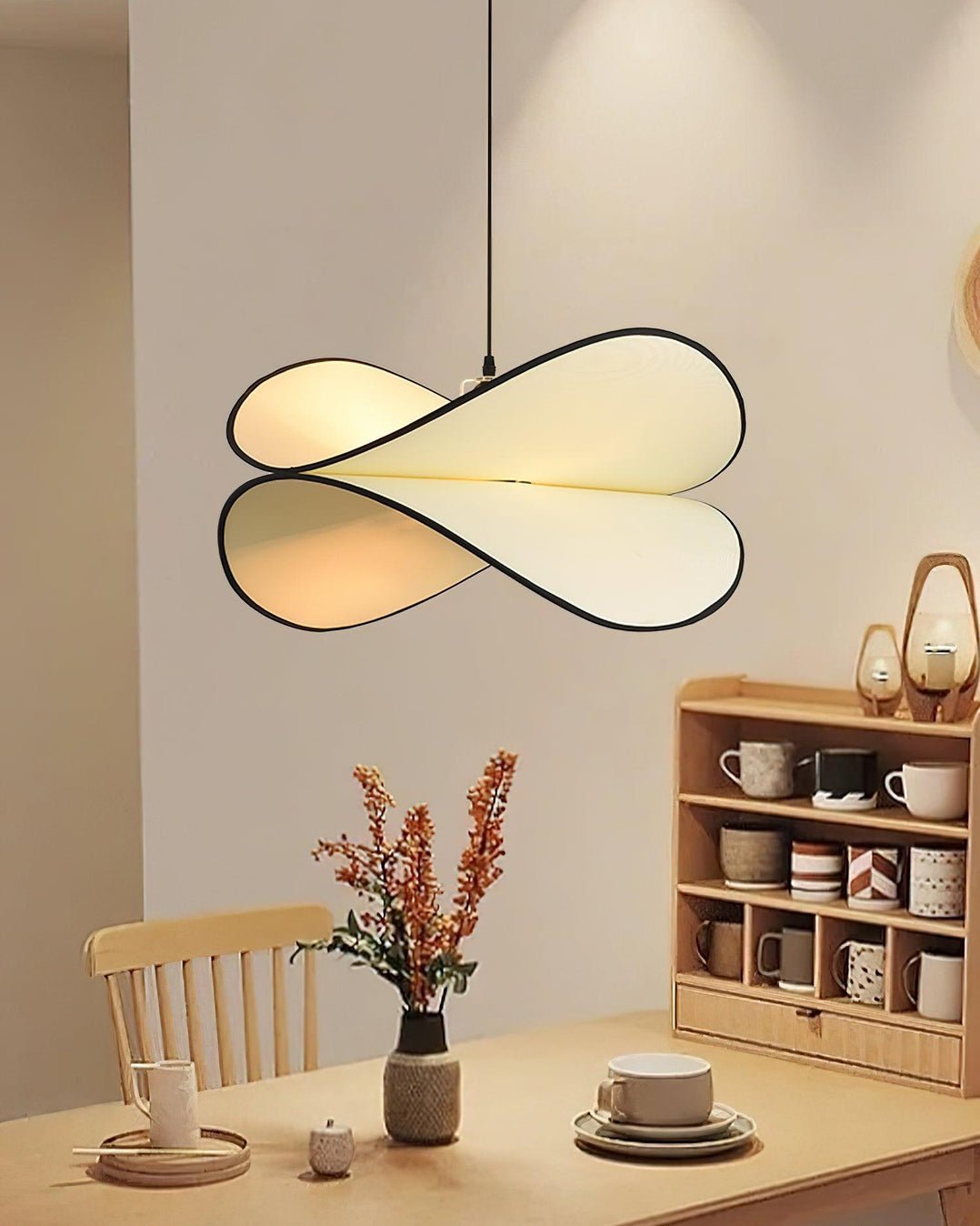 Doranera Fabric Pendant Light-Moonnatur