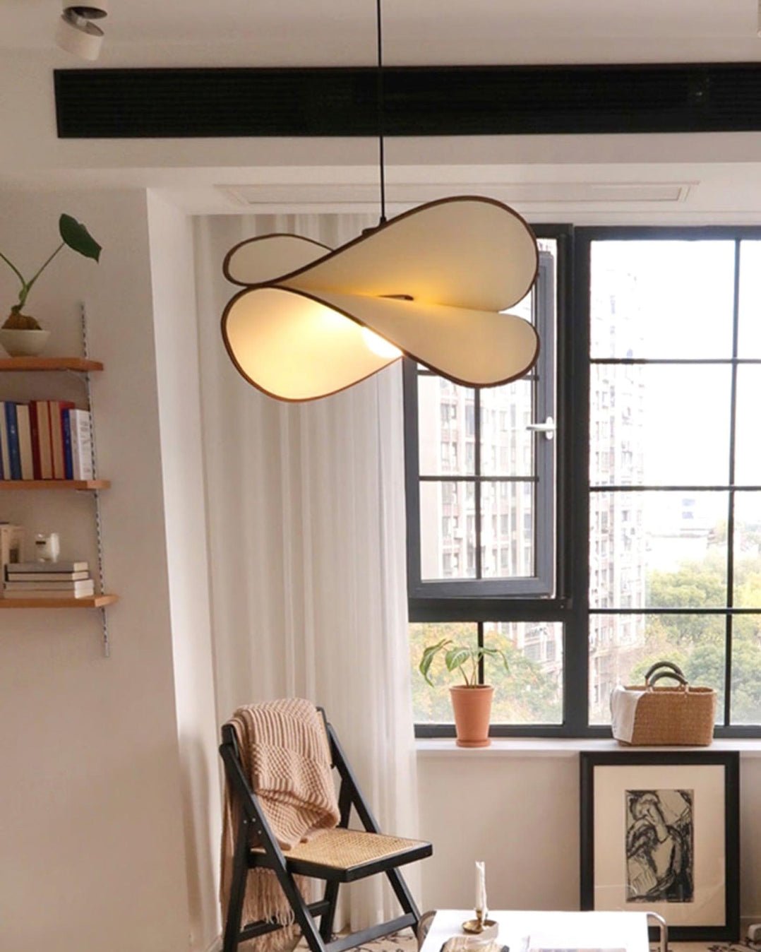 Doranera Fabric Pendant Light-Moonnatur