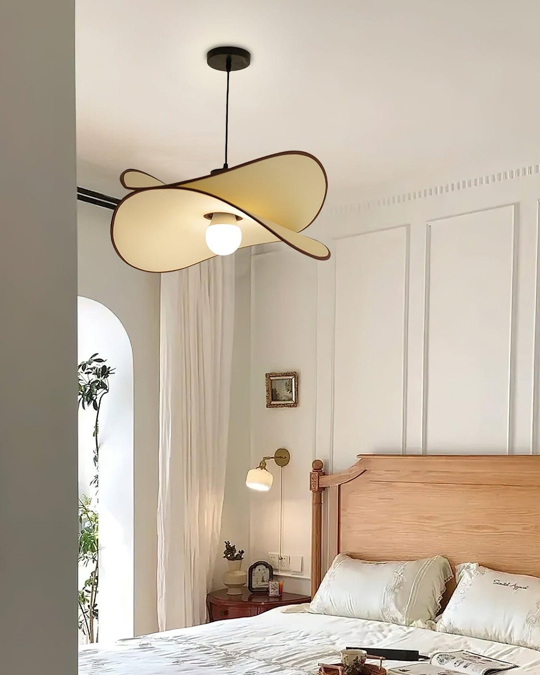 Doranera Fabric Pendant Light-Moonnatur