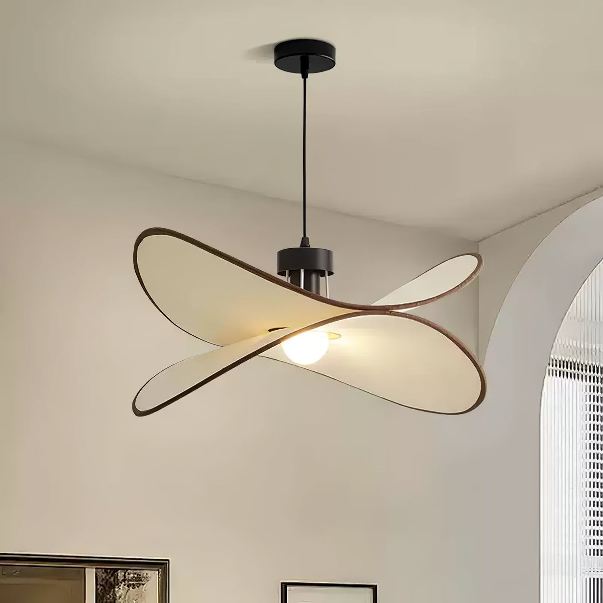 Doranera Fabric Pendant Light-Moonnatur