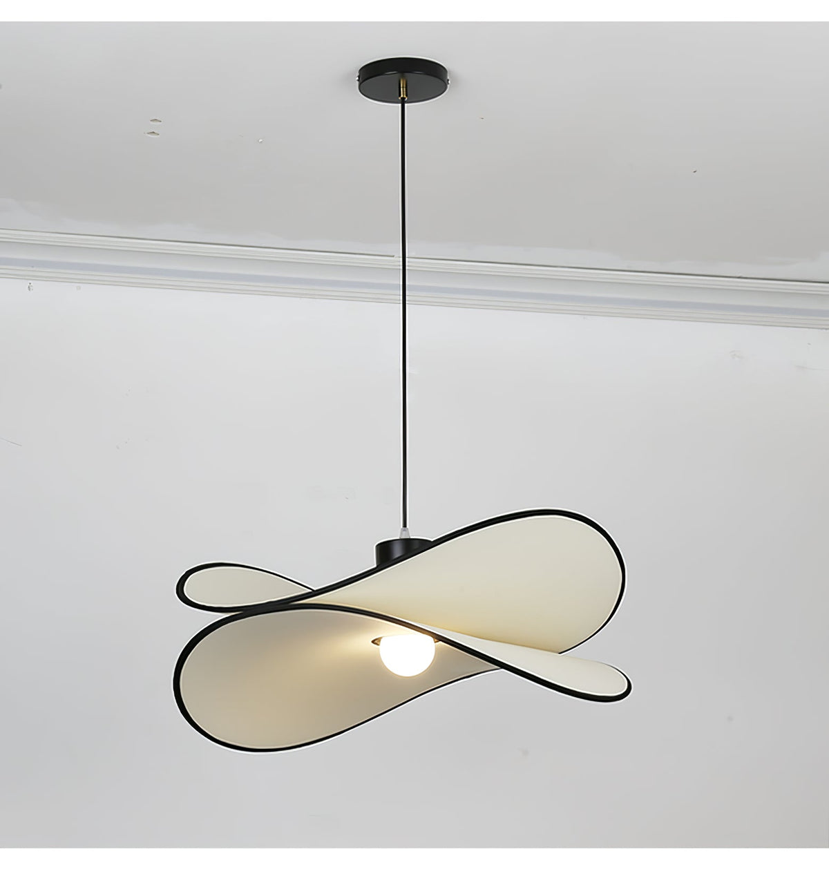 Doranera Fabric Pendant Light-Moonnatur