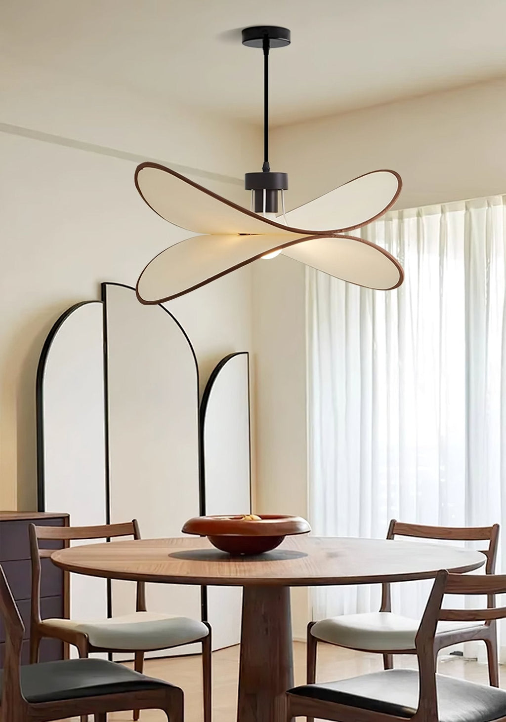 Doranera Fabric Pendant Light-Moonnatur