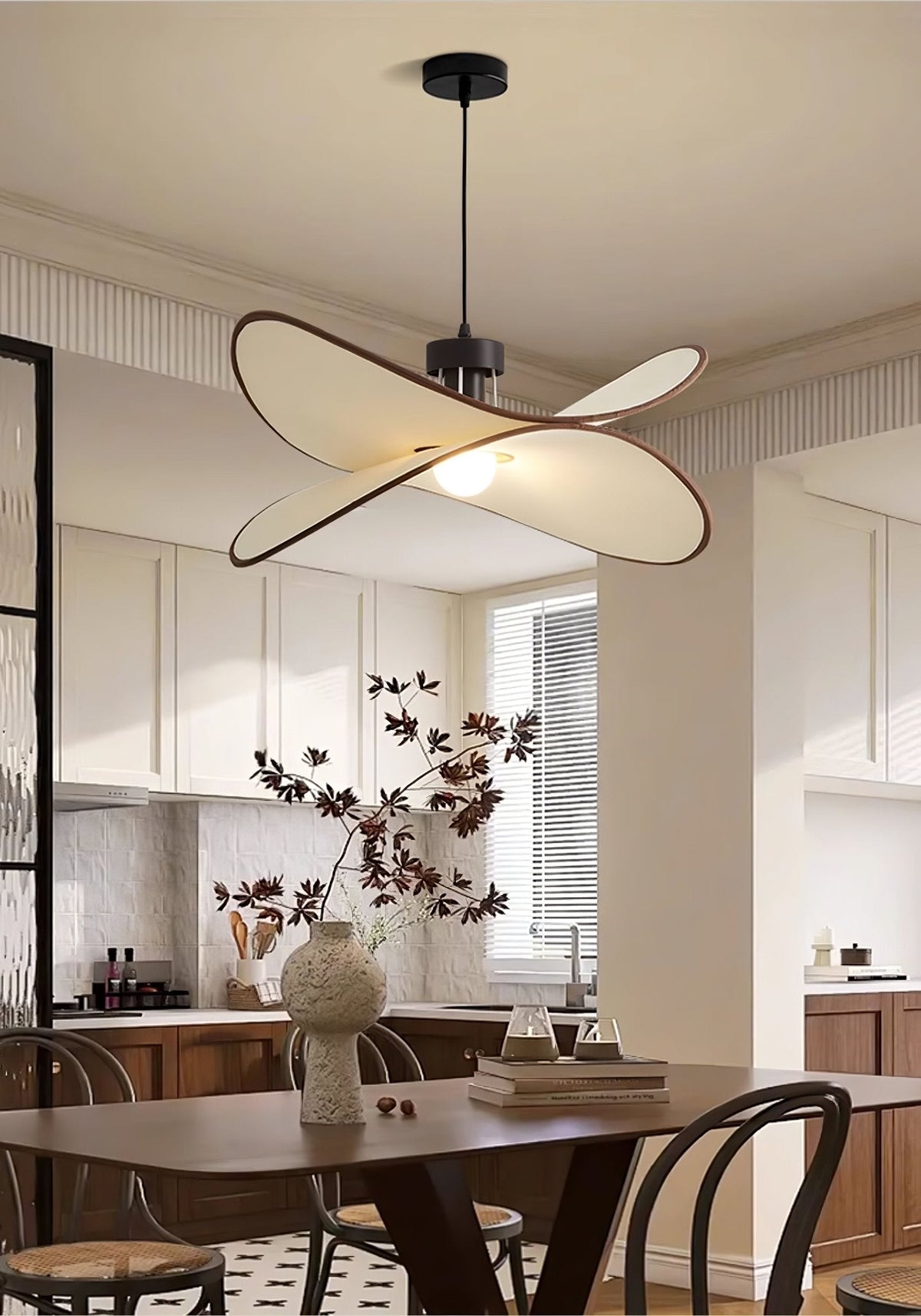 Doranera Fabric Pendant Light-Moonnatur