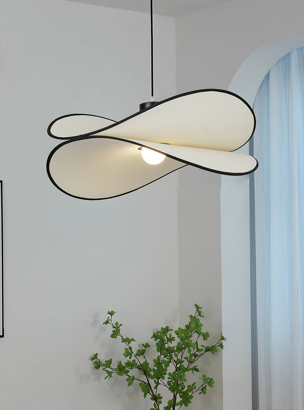 Doranera Fabric Pendant Light-Moonnatur