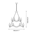 Ambellark Brass Chandelier-Moonnatur