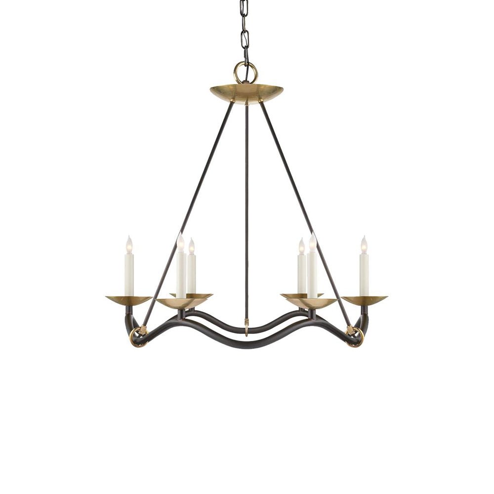 Lavenella Brass Chandelier-Moonnatur