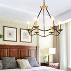 Lavenella Brass Chandelier-Moonnatur