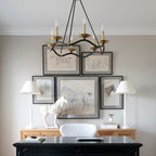 Lavenella Brass Chandelier-Moonnatur