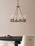 Lavenella Brass Chandelier-Moonnatur