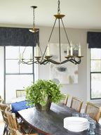 Lavenella Brass Chandelier-Moonnatur
