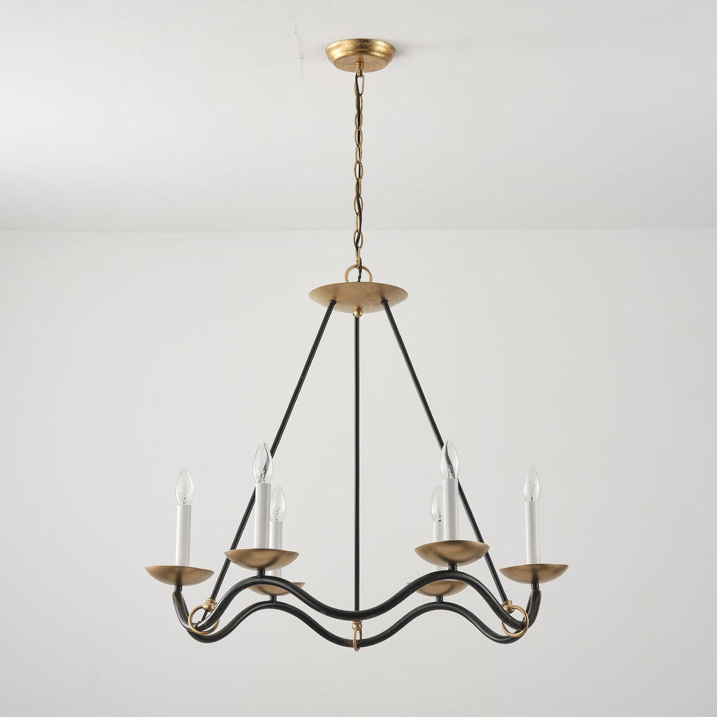 Lavenella Brass Chandelier-Moonnatur
