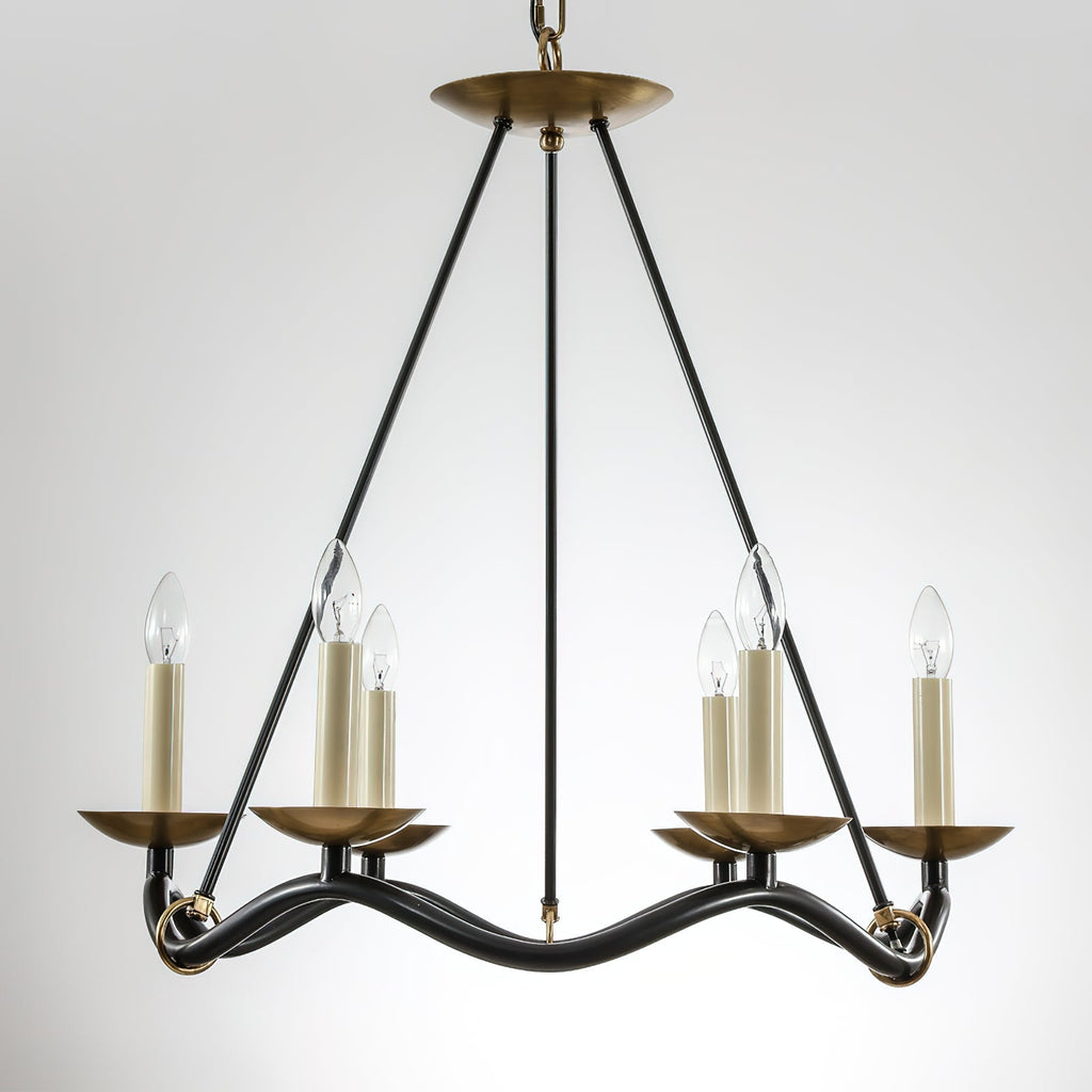 Lavenella Brass Chandelier-Moonnatur