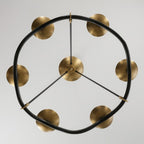 Lavenella Brass Chandelier-Moonnatur