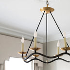 Lavenella Brass Chandelier-Moonnatur