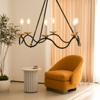 Lavenella Brass Chandelier-Moonnatur