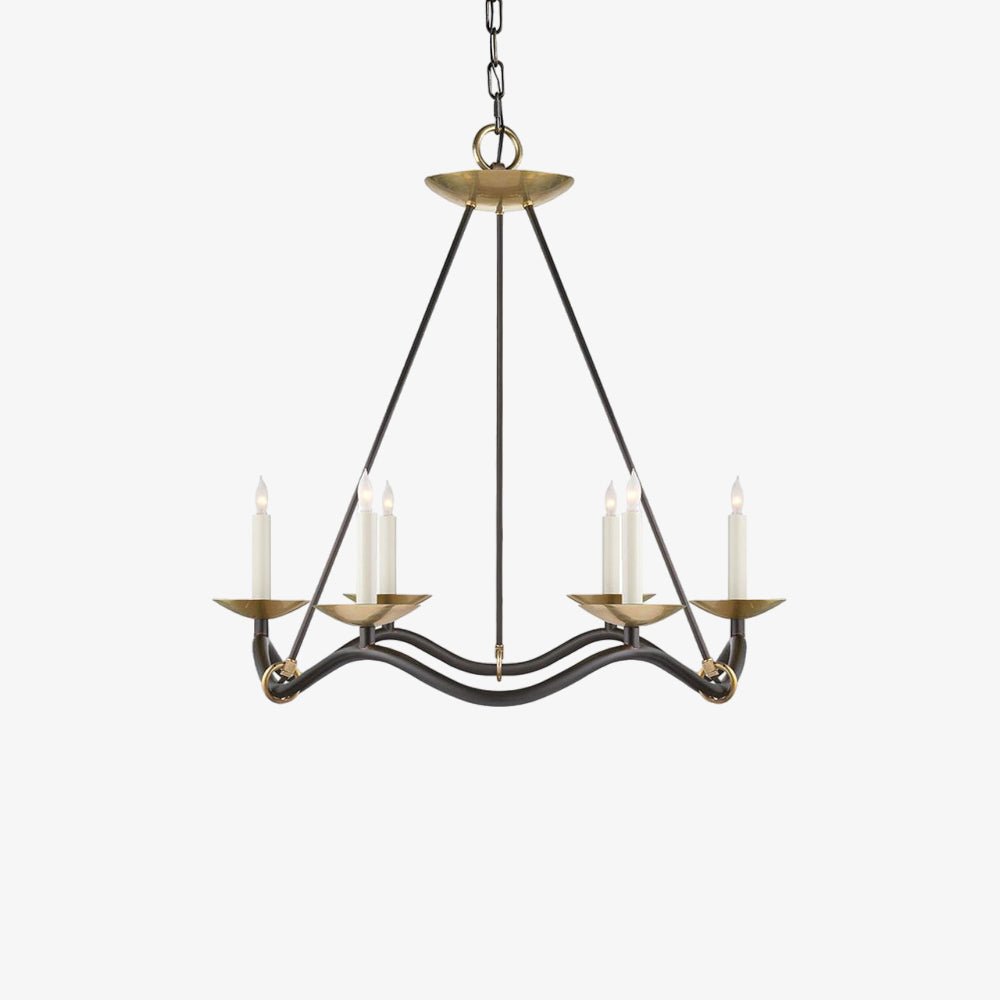 Lavenella Brass Chandelier-Moonnatur