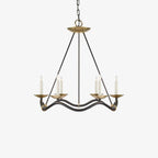 Lavenella Brass Chandelier-Moonnatur