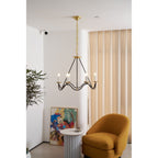 Lavenella Brass Chandelier-Moonnatur