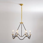 Lavenella Brass Chandelier-Moonnatur