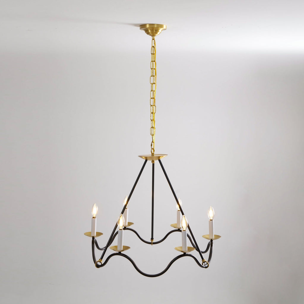 Lavenella Brass Chandelier-Moonnatur