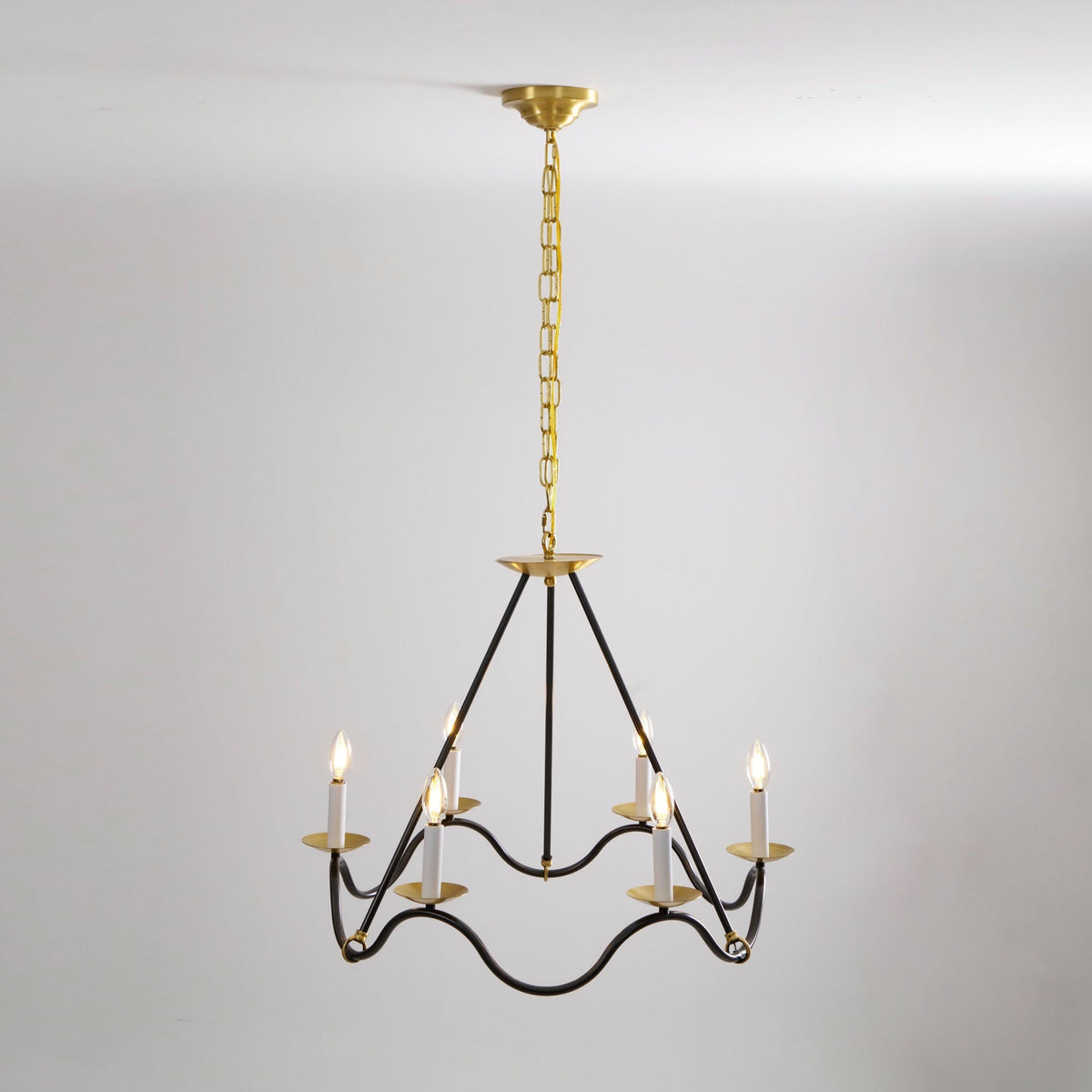 Lavenella Brass Chandelier-Moonnatur