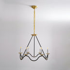 Lavenella Brass Chandelier-Moonnatur