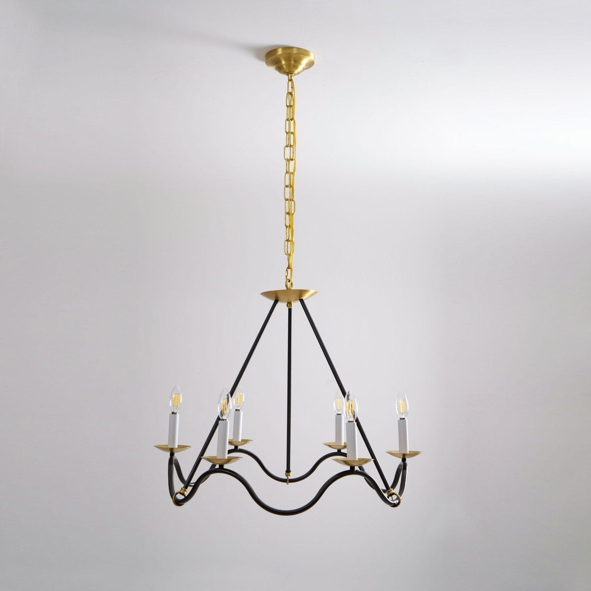 Lavenella Brass Chandelier-Moonnatur