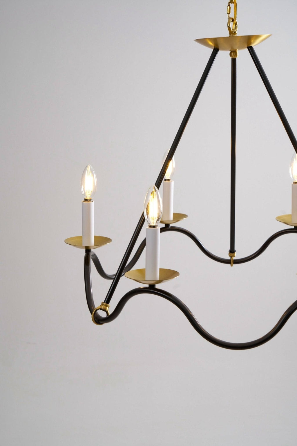 Lavenella Brass Chandelier-Moonnatur