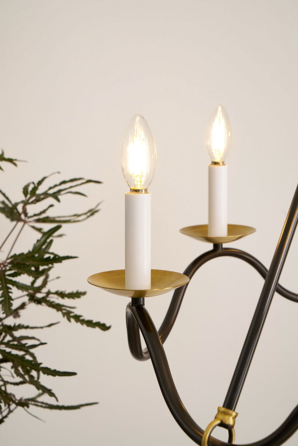 Lavenella Brass Chandelier-Moonnatur